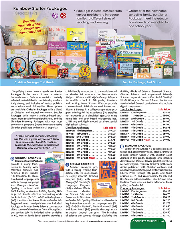 Rainbow Resource Center 2023 Curriculum Guide And Catalog | Rainbow ...