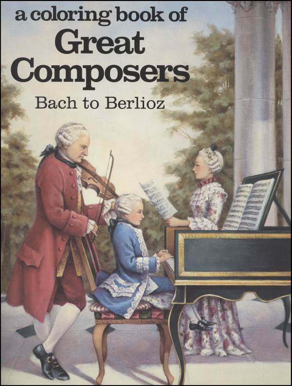 Bach to Berlioz Coloring Book