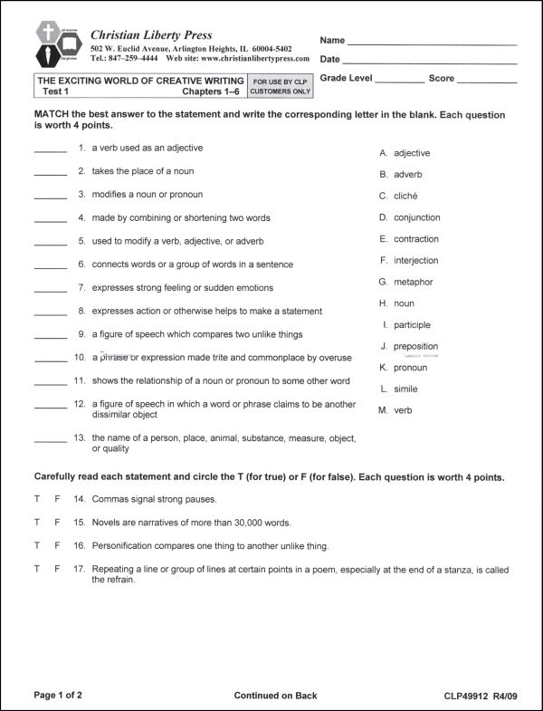 Creative writing free pdf image