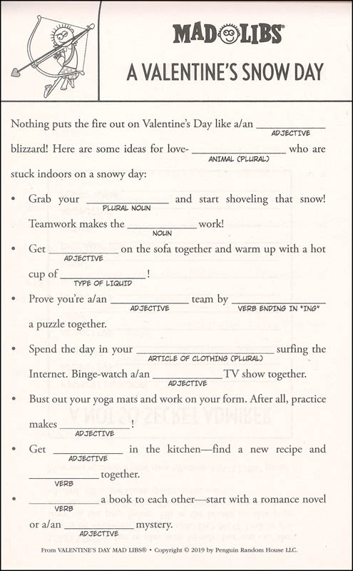 Valentine's Day Mad Libs | Price, Stern, Sloan | 9780593097250