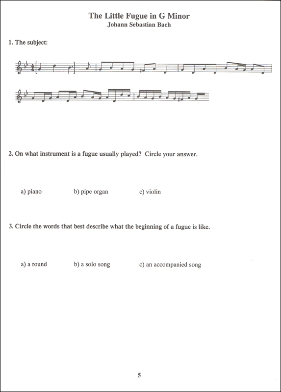 Bowmar's Adventures in Music Listening L2 Student Activity Book ...