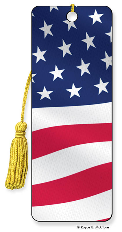 American Flag 3D Bookmark