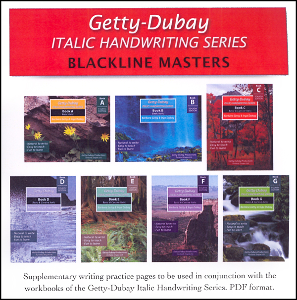 Getty-Dubay Blackline Masters CD-ROM
