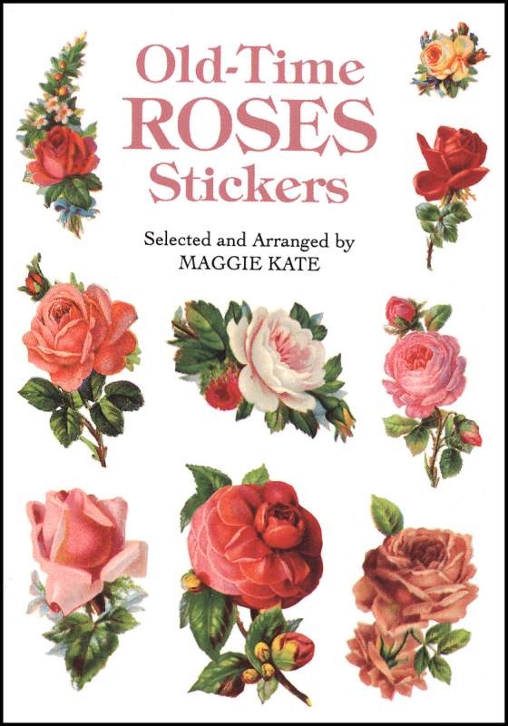 Old-Time Roses Small Format Stickers