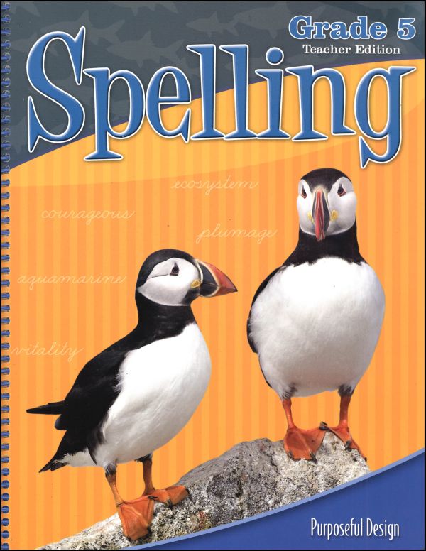 ACSI Spelling 5 Teacher Edition (revised edition)