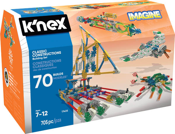 K'Nex Imagine Classic Constructions 70 Model Set
