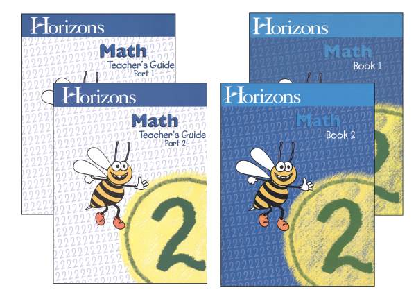 Horizons Math 2 Boxed Set | Alpha Omega Publications | 9780867179682