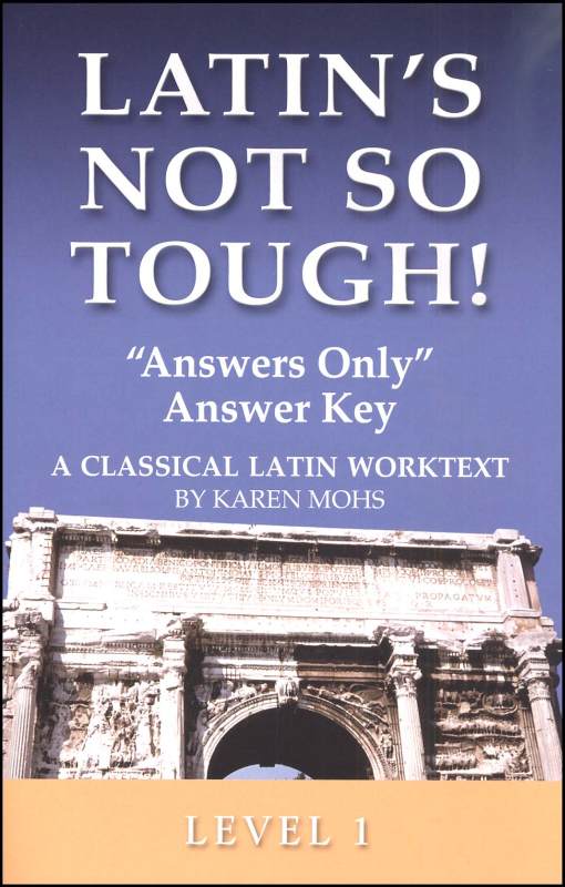Latin's Not So Tough Level 1 Answer Key