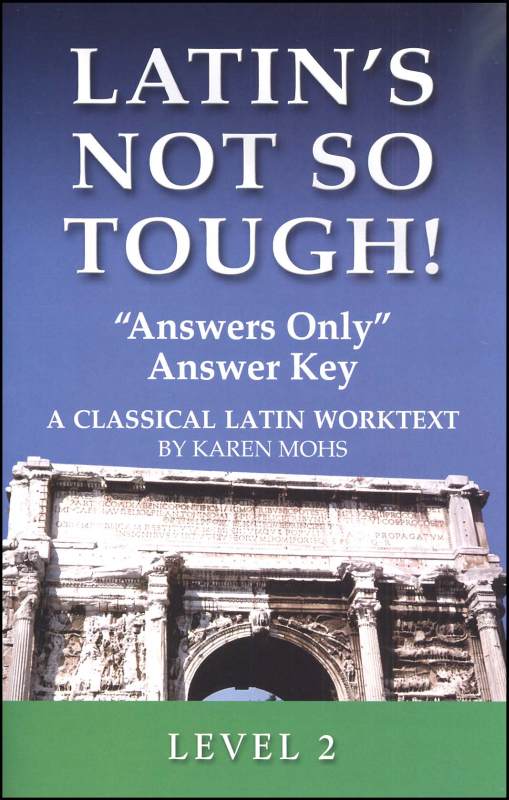 Latin's Not So Tough Level 2 Answer Key