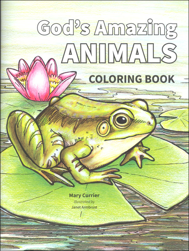 God's Amazing Animals Coloring Book