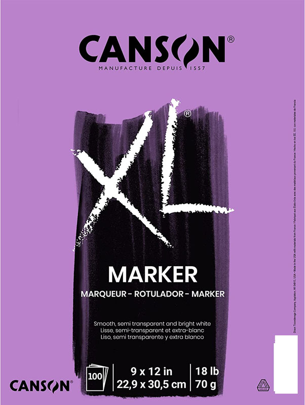Canson XL Marker Pad 9" x 12" (100 Sheets)