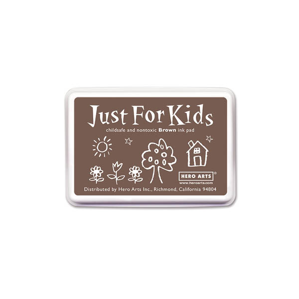Brown Just for Kids Ink Pad