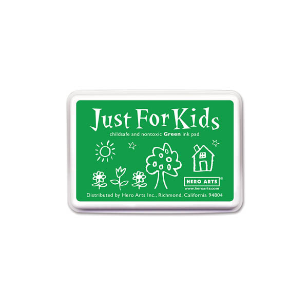 Green Just for Kids Ink Pad