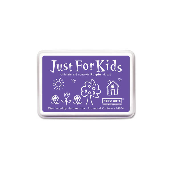 Purple Just for Kids Ink Pad