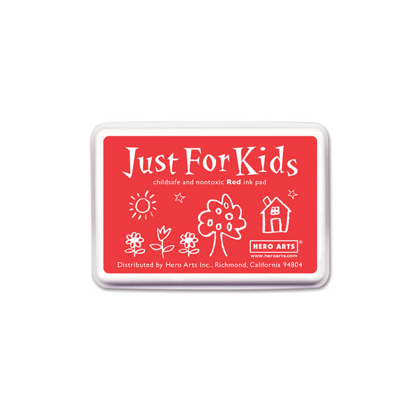 Red Just for Kids Ink Pad