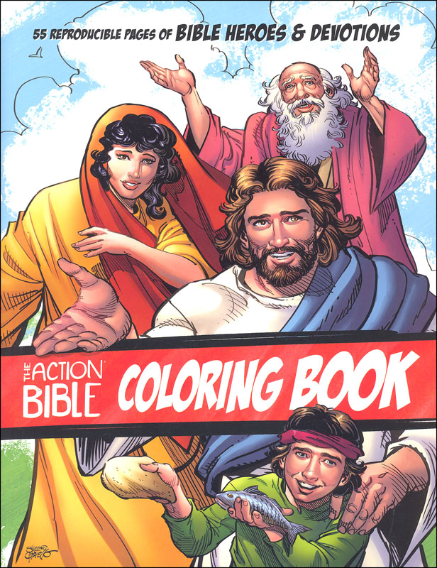 Action Bible Coloring Book