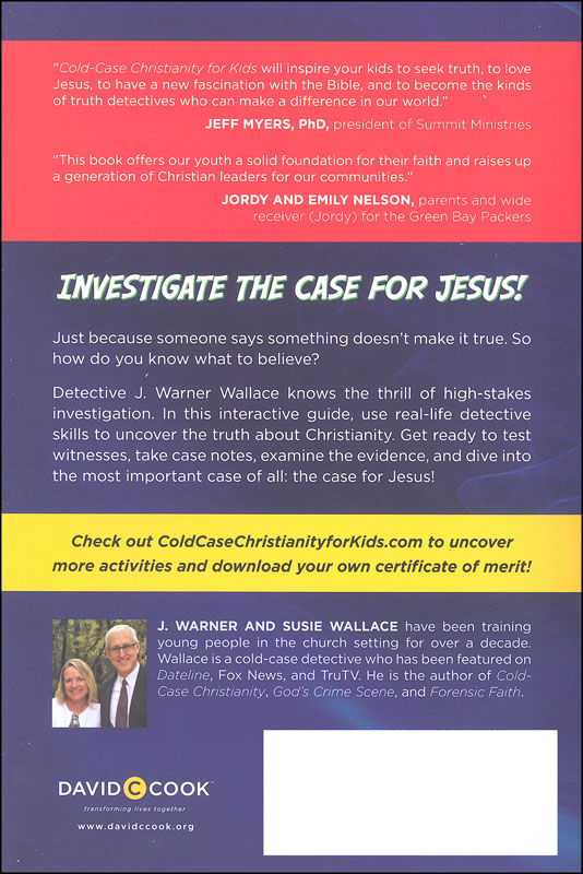 Cold Case Christianity For Kids Investigate Jesus With A Real