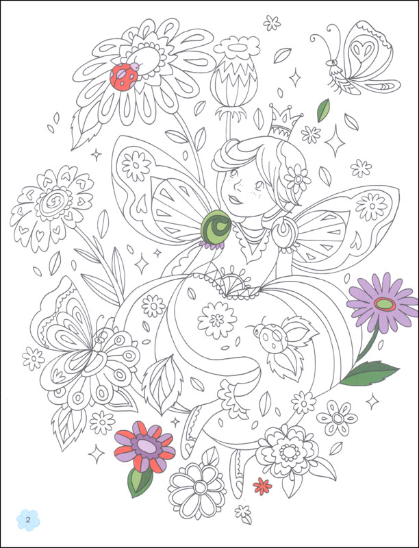 My Magical World! Fairies Coloring Book Dover Publications