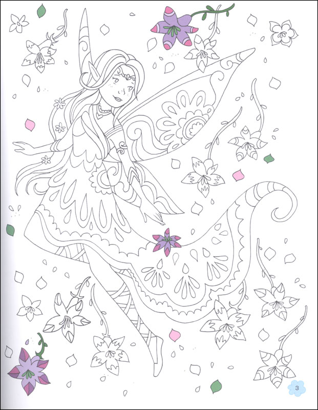 My Magical World! Fairies Coloring Book Dover Publications