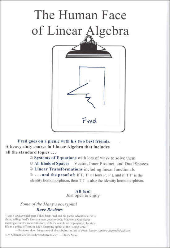 Life of Fred Linear Algebra Expanded Edition Polka Dot