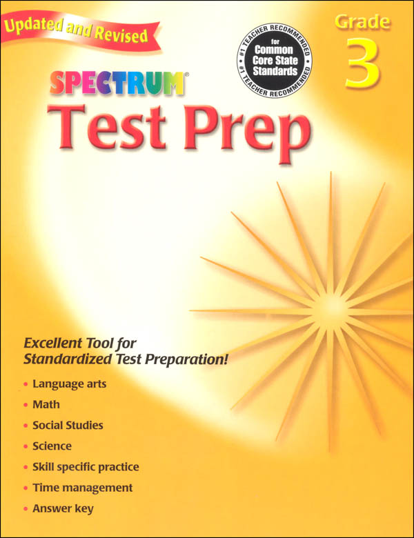 Spectrum Test Preparation Grade 3