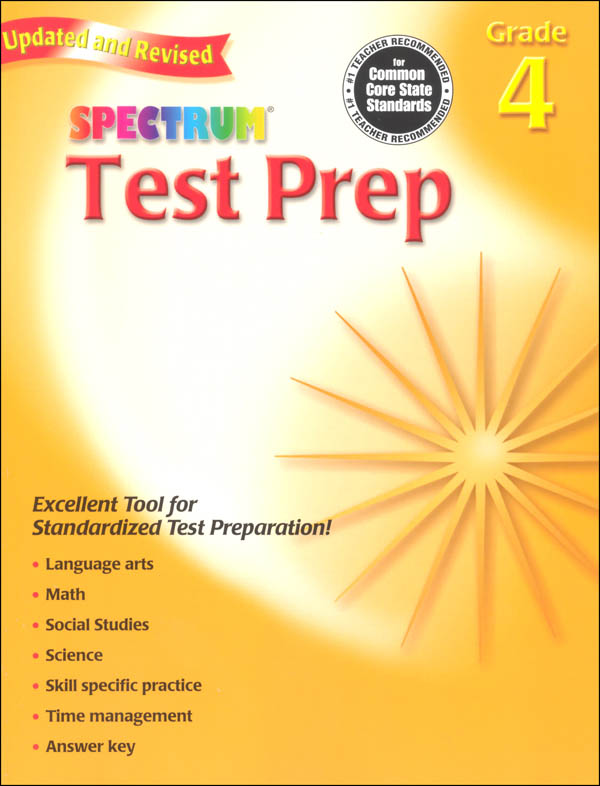Spectrum Test Preparation Grade 4