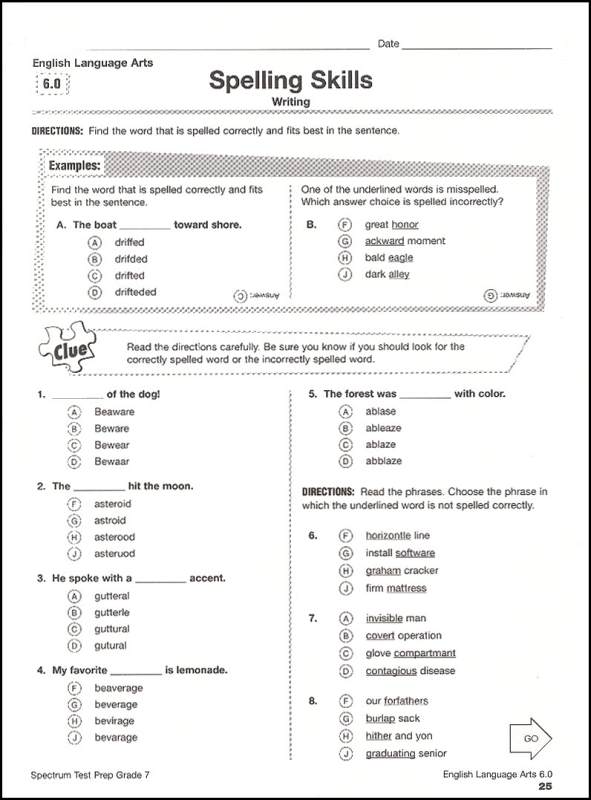 Spectrum Test Preparation Grade 7 | McGraw-Hill | 9780769686271