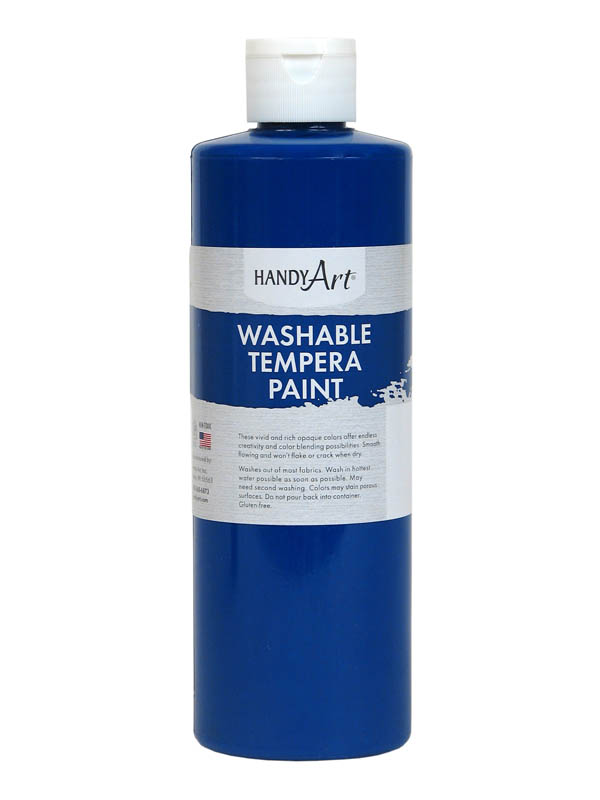 Blue Washable Tempera Paint