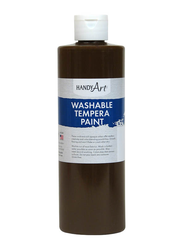 Brown Washable Tempera Paint