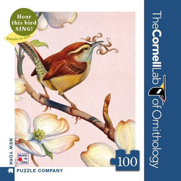 Carolina Wren - 100 piece Mini Puzzle (Cornell Birds)