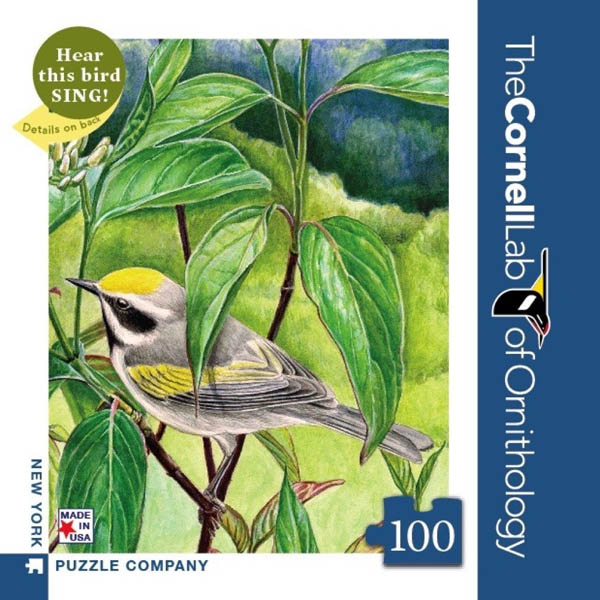 Golden-Winged Warbler - 100 piece Mini Puzzle (Cornell Birds)