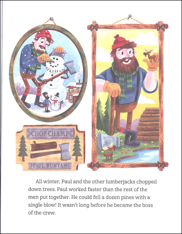 Tale of Paul Bunyan Golden Books 9781984851796