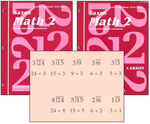 Saxon Math 2 Student Workbooks / Fact Cards | Saxon Publishers ...