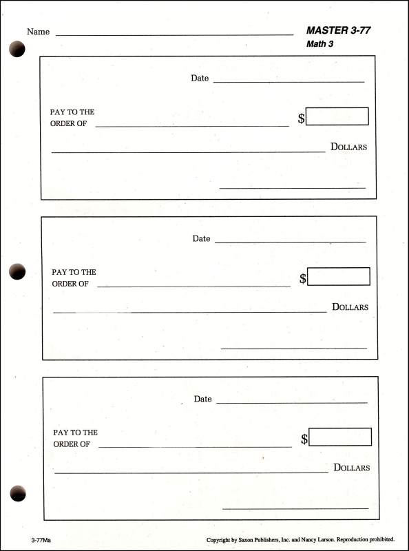 Saxon Math 6/5 Tests And Worksheets Pdf