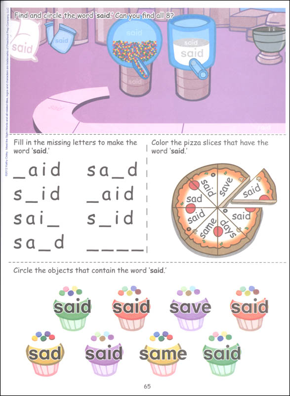 Meet the Sight Words Workbook | Preschool Prep Company | 9781935610410