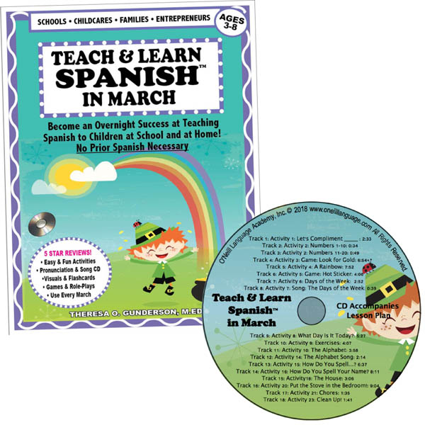 Teach & Learn Spanish in March (Book & CD)
