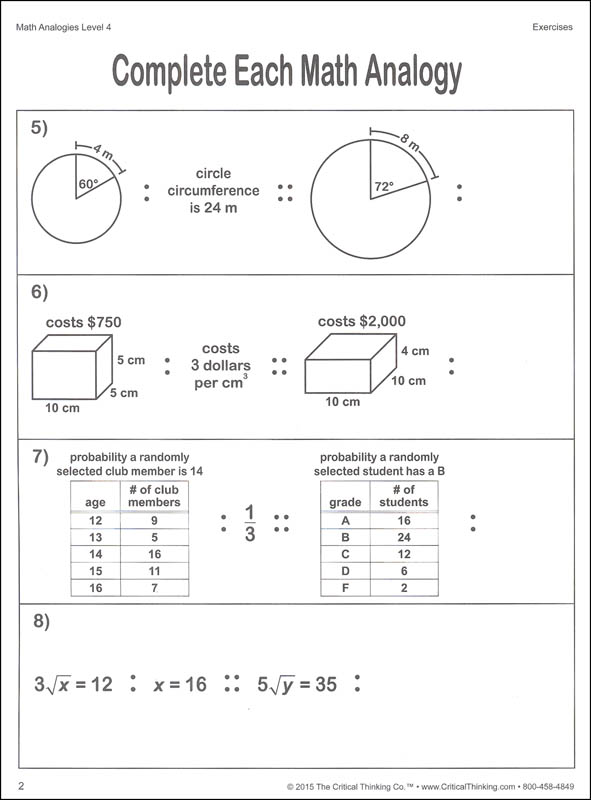 Math analogies pdf image