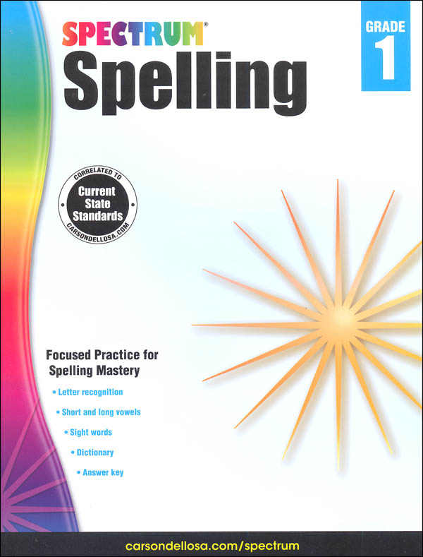 Spectrum Spelling 2015 Grade 1
