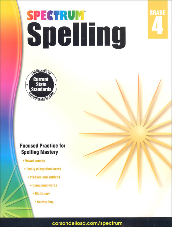 Spectrum Spelling 2015 Grade 4