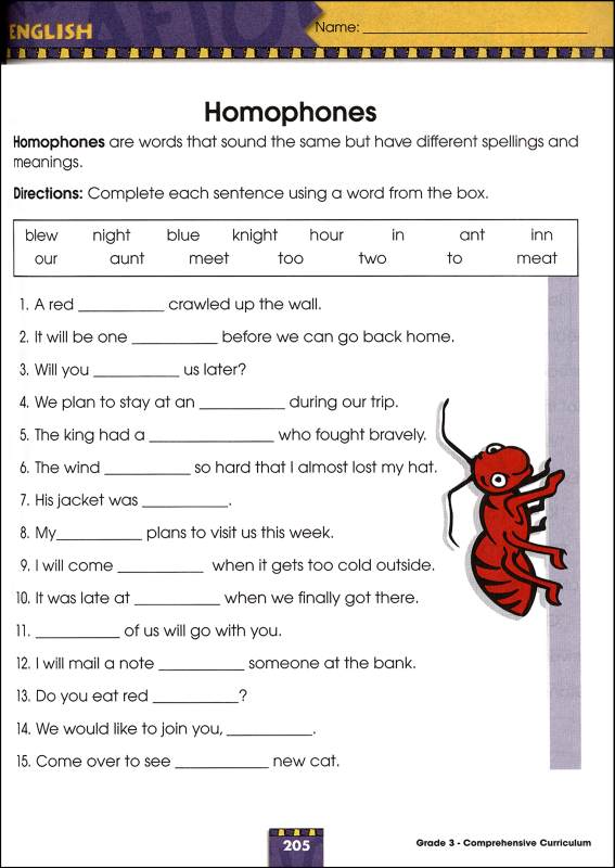 comprehensive curriculum of basic skills grade 3 thinking kids