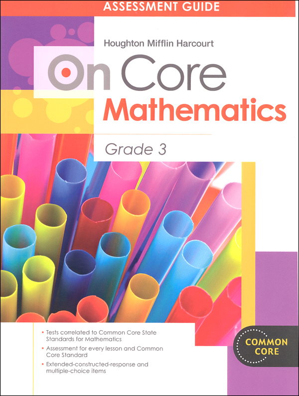 On Core Mathematics Student Assessment Guide Grade 3