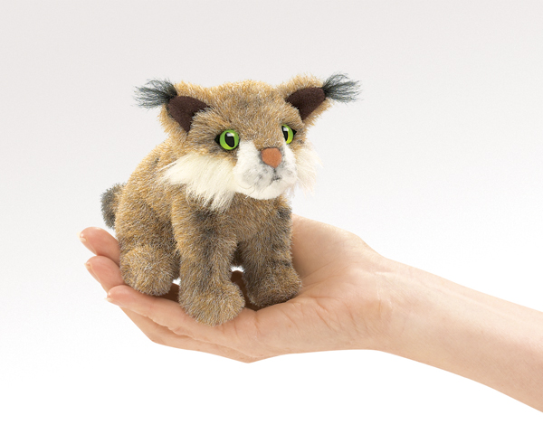 Mini Bobcat Finger Puppet