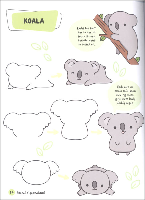 How to Draw Cute Animals Sterling Children's Books 9781454931010