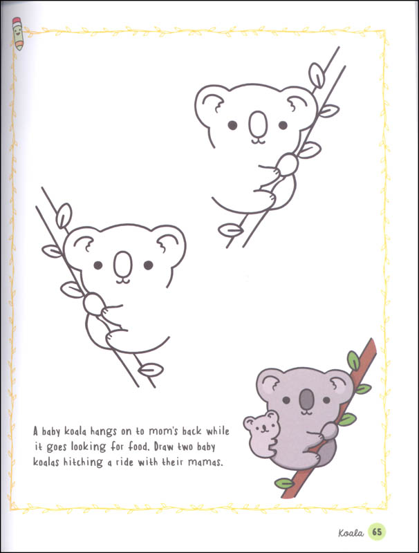 How to Draw Cute Animals Sterling Children's Books 9781454931010