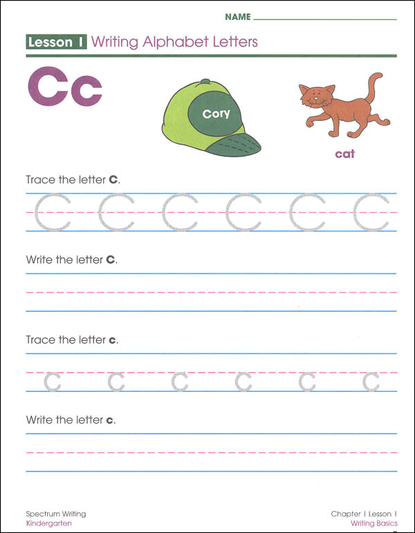 Spectrum Writing 2015 Grade K | Spectrum | 9781483811956