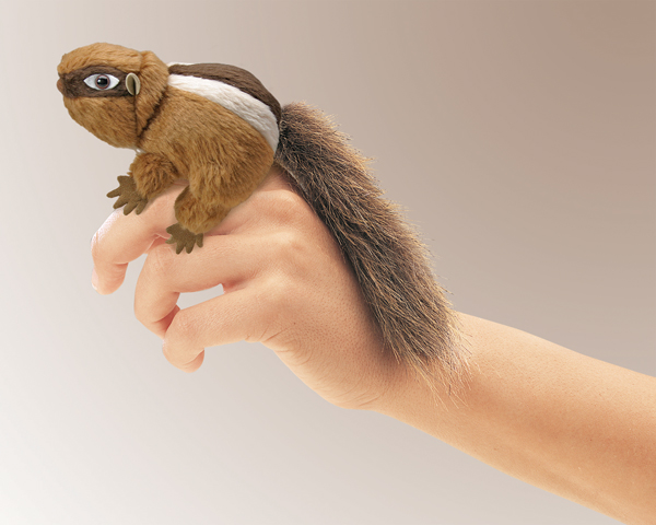 Mini Chipmunk Finger Puppet