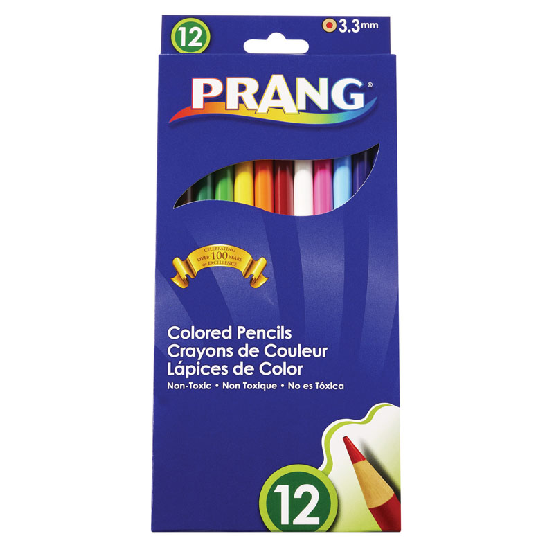 Prang Thick Core Color Pencil Set of 12 (3.3 mm)