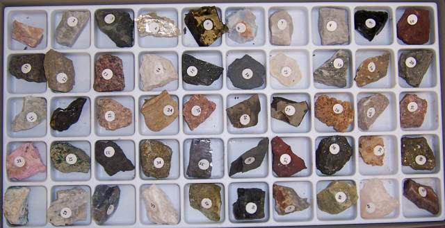 Classroom Collection of Rocks and Minerals