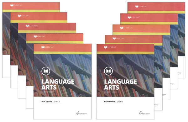 Language Arts 6 Lifepacs Only