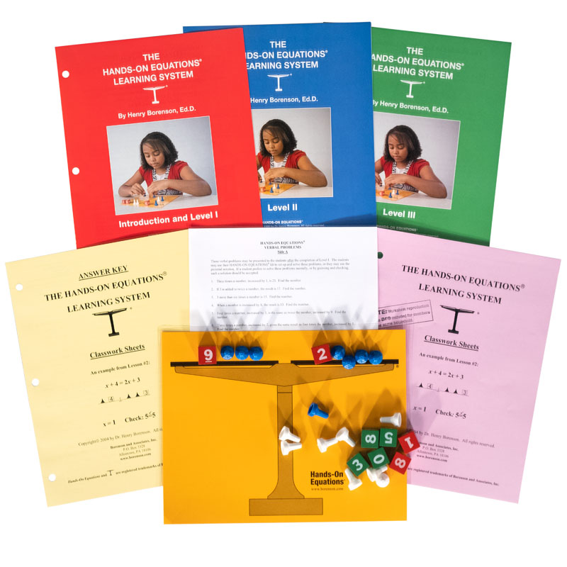 Hands-on Equations Complete Set Additional Student Set by Henry Borenson 
